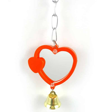 Heart Shaped Mirror for Birds - wnkrs