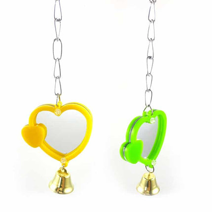 Heart Shaped Mirror for Birds - wnkrs