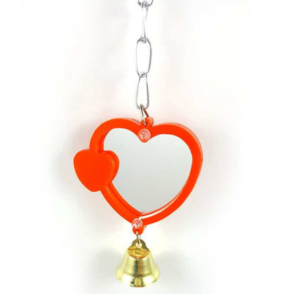 Heart Shaped Mirror for Birds - wnkrs