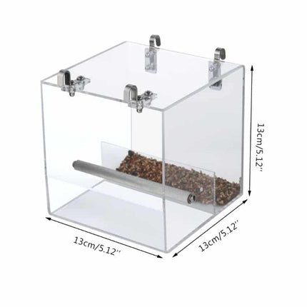Bird's Trasparent Cube Feeder - wnkrs