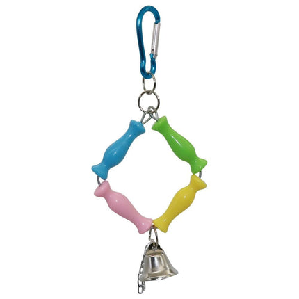 Parrot's Swing with Metal Ring - wnkrs
