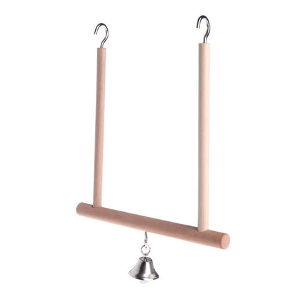Natural Wooden Swing for Parrots - wnkrs