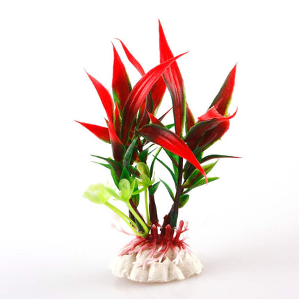 Safety Aquarium Decor Plastic Plant - wnkrs