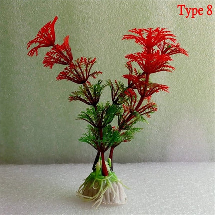 Plastic Multicolored Aquarium Plants - wnkrs