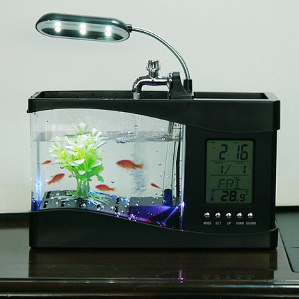 USB LED Light LCD Screen Mini Aquariums - wnkrs
