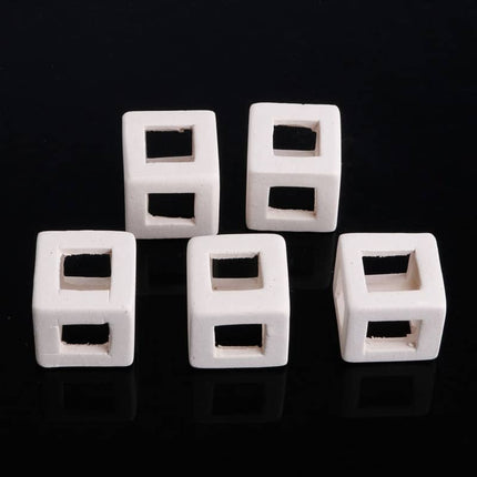 Ceramic Cube Aquarium Decor - wnkrs