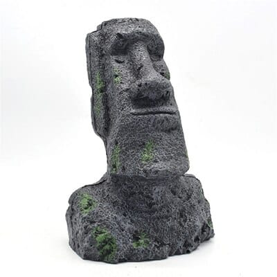 Easter Island Statue Aquarium Decor - wnkrs