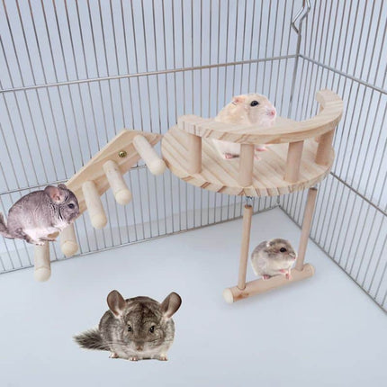 Wooden Climbing Toy for Small Pets - wnkrs