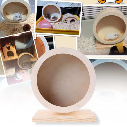 Hamster Wooden Exercise Wheel - wnkrs