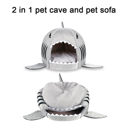 Shark Shaped Bed for Small Pets - wnkrs