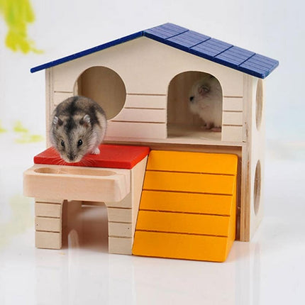 Color Block House for Small Animals - wnkrs