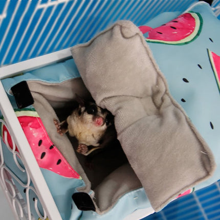 Printed Cotton Bed for Small Pets - wnkrs