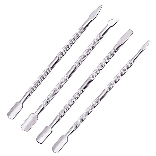 Set Stainless Steel Double Sided Cuticle Pushers - wnkrs