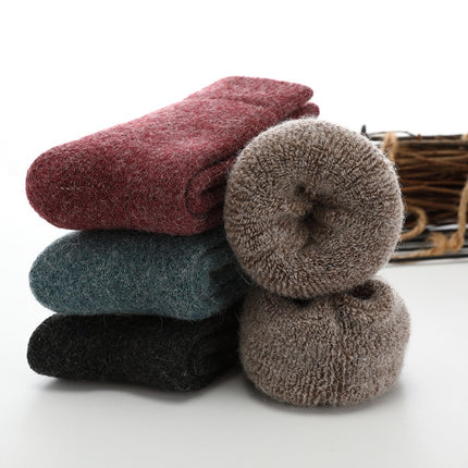 1 Pair of Wool Slipper Socks for Men - wnkrs