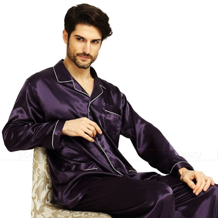 Silk Pajama Set for Men - Wnkrs