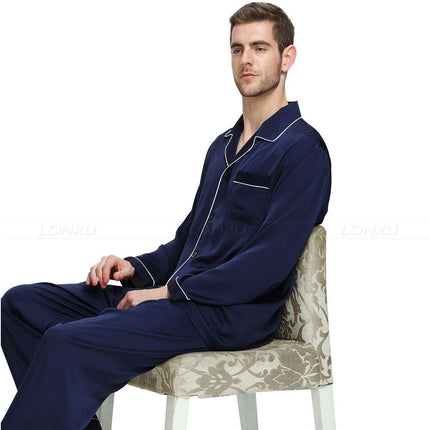 Silk Pajama Set for Men - Wnkrs