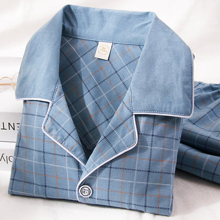 Men's Plaid Patterned Pajama Set - Wnkrs