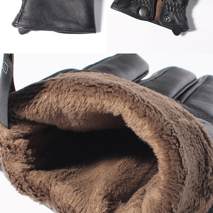 Men's Genuine Leather Gloves - Wnkrs