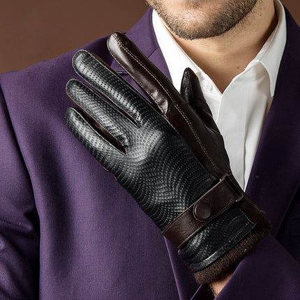 Men's Elegant Genuine Leather Gloves - Wnkrs