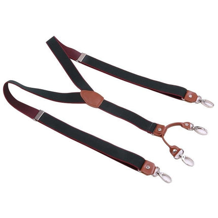 Unisex Retro Y-Shaped Suspenders - Wnkrs