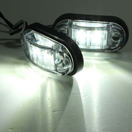 Universal Oval Trailer Side Lights Set - wnkrs