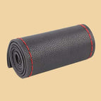 black-with-red-thread