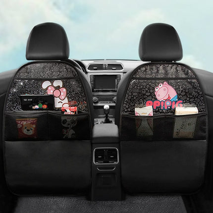 Protective Car Seat Back Cover and Organizer - wnkrs