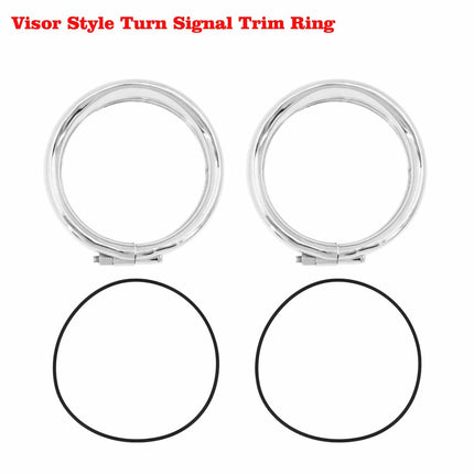 Motorcycle Chrome Headlight Trim Ring Set - wnkrs