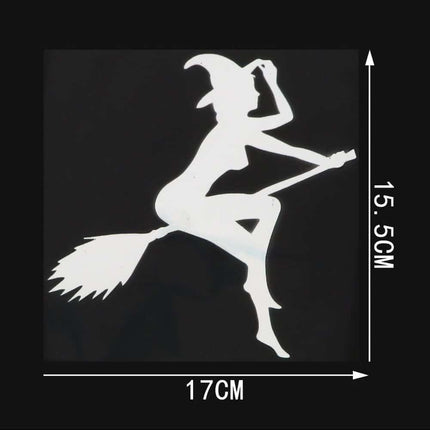 Sexy Witch Car Stickers - wnkrs
