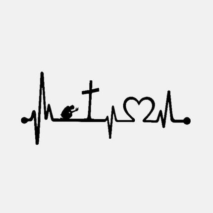 Praying Car Sticker - wnkrs