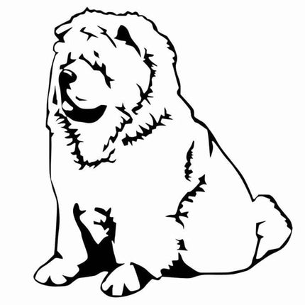Chow Chow Dog Car Sticker - wnkrs