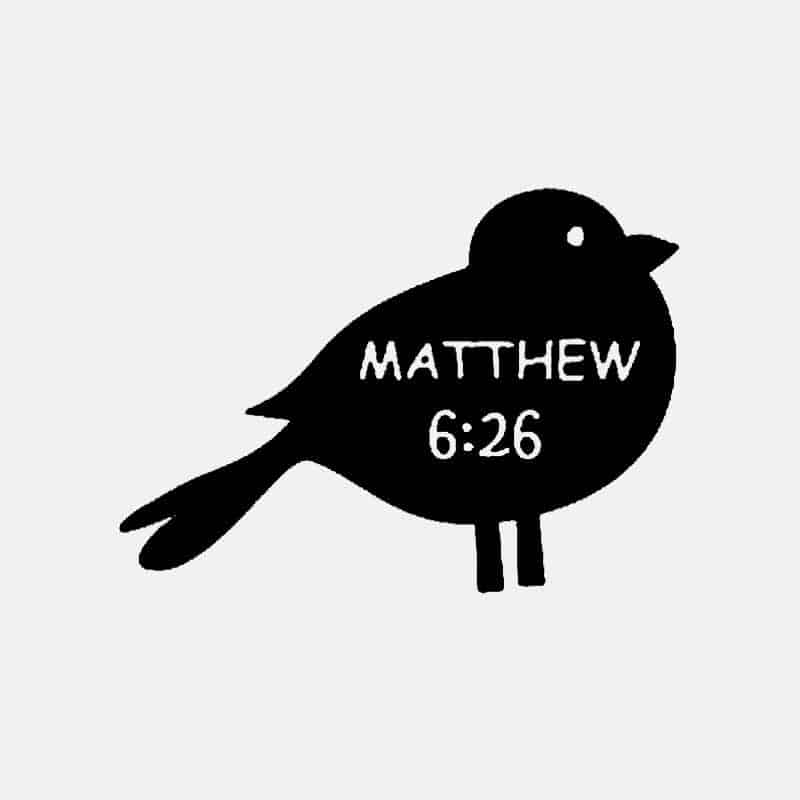 Matthew 6:26 Car Sticker