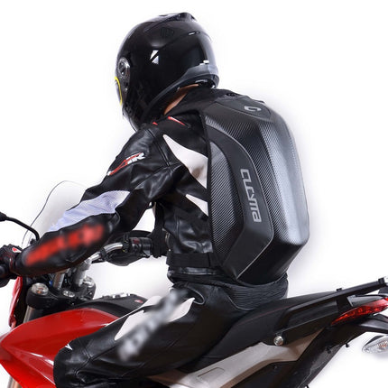 Unisex Carbon Fiber Motorcycle Backpack - wnkrs
