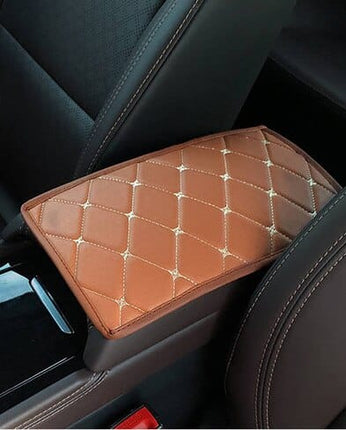 Leather Car Armrest Pad Cover - wnkrs