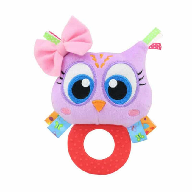 Baby's Cute Plush Animal Rattle Toy - wnkrs