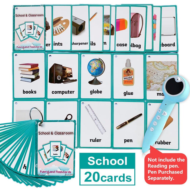 Portable Shapes and Objects Learning Cards Set - wnkrs