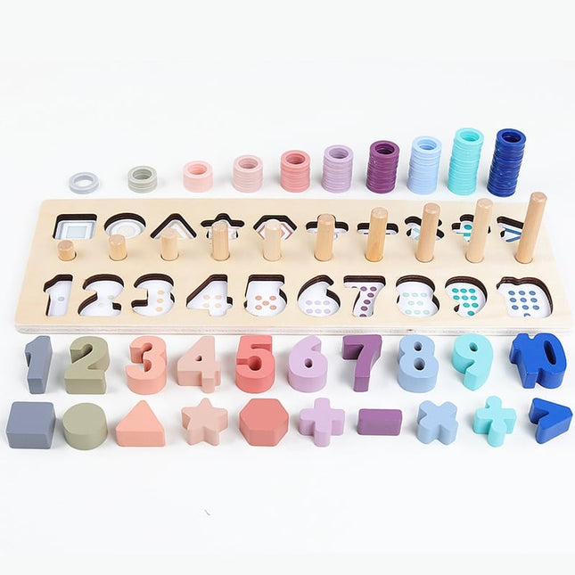Kid's Wooden Puzzle Math Toy - wnkrs