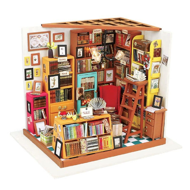 Lovely Style Wooden Doll House Bookstore - wnkrs