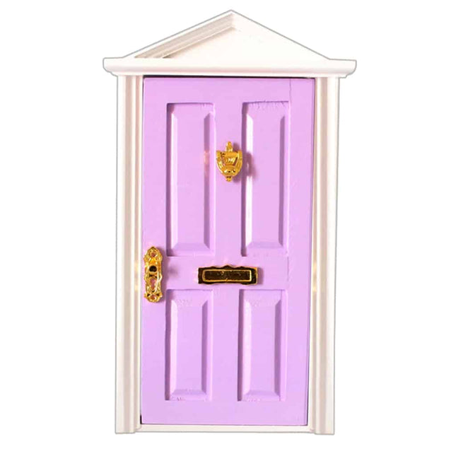 Miniature Colorful Wooden Door for Doll House - wnkrs