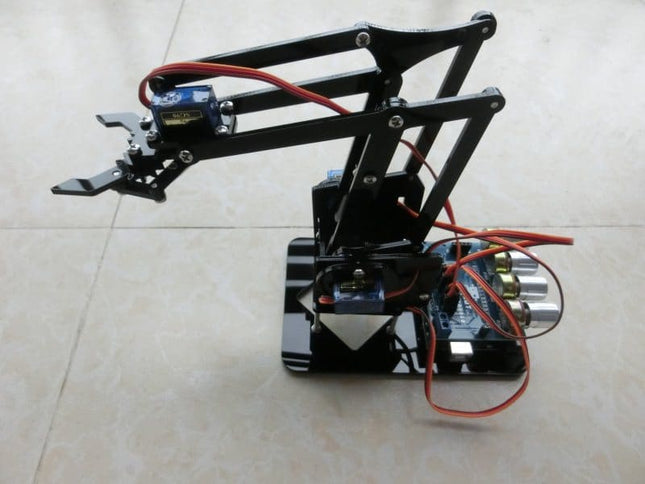 DIY Arduino Robot Arm with Clamp - wnkrs