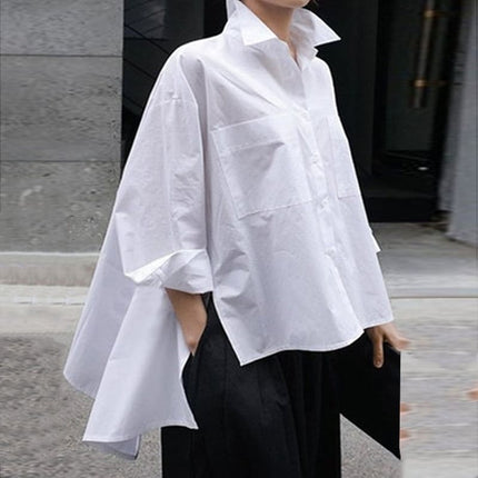 Elegant Women's Cotton Shirt - Wnkrs