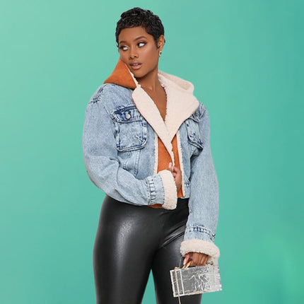 Denim Patchwork Hooded Jackets - Wnkrs