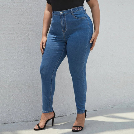 7XL Elastic Denim Pants - wnkrs