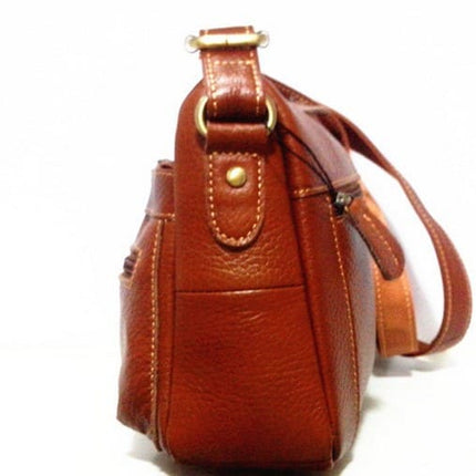 Vintage Soft Genuine Leather Women's Shoulder Bag - Wnkrs