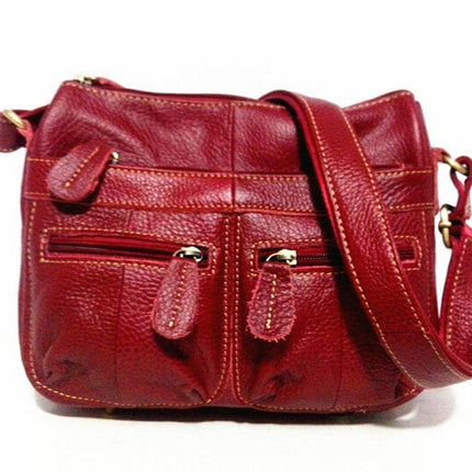 Vintage Soft Genuine Leather Women's Shoulder Bag - Wnkrs