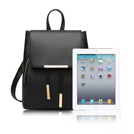 Women's Candy Color PU Leather Backpack - Wnkrs