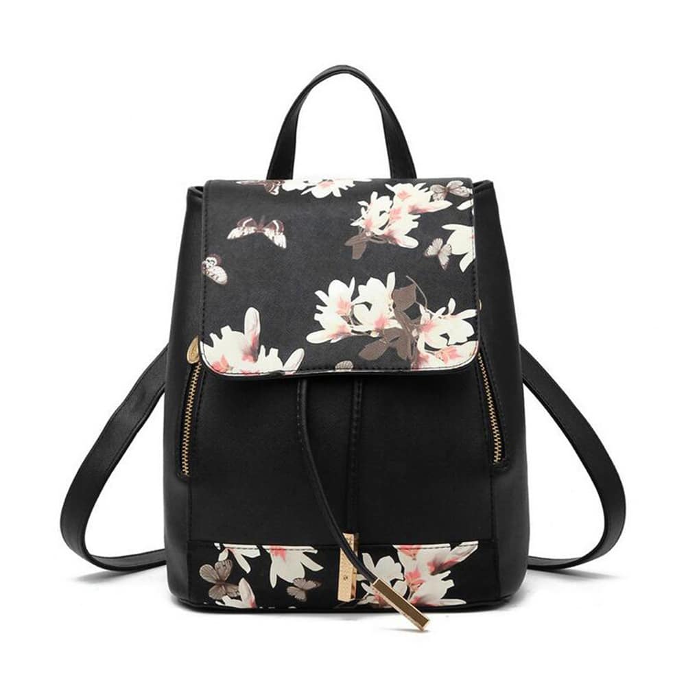 Women's Flowers Print Light Backpack