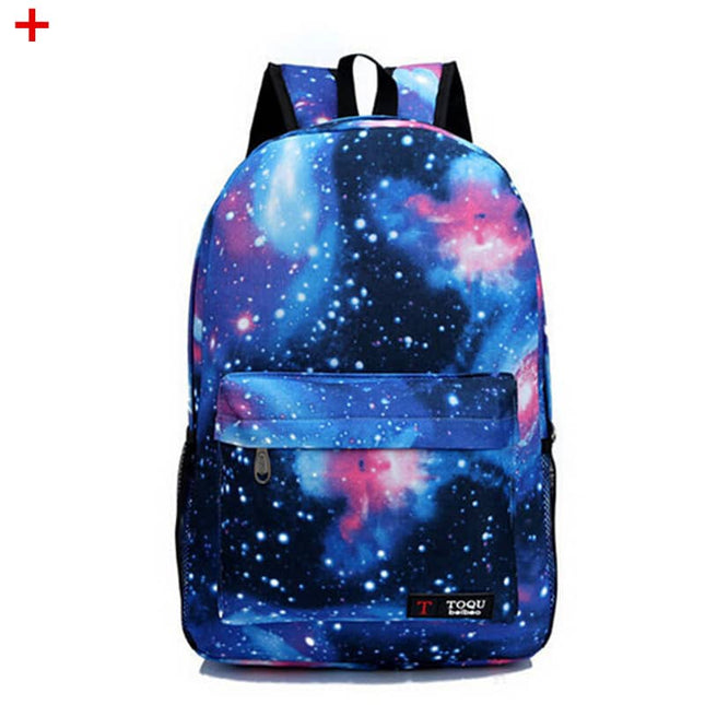 Casual Galaxy Universe Printed Backpack - Wnkrs