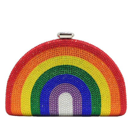 Women's Crystal Rainbow Clutch - Wnkrs