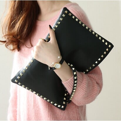 Women's Rivet Envelope Clutch - Wnkrs